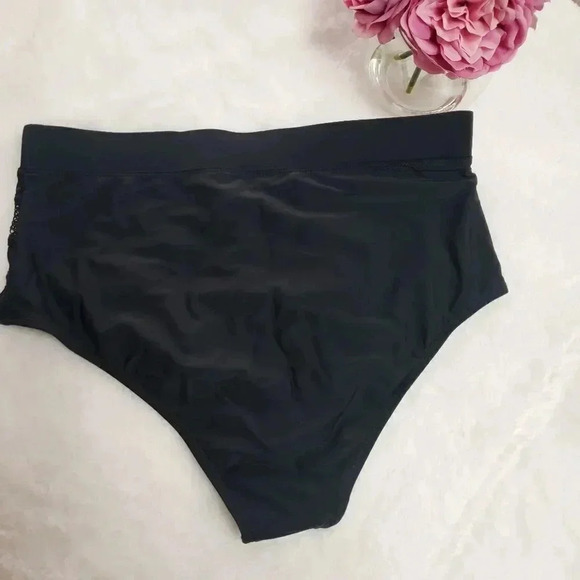 SALE Two Piece High Waist Black Bikini - Picture 4 of 8